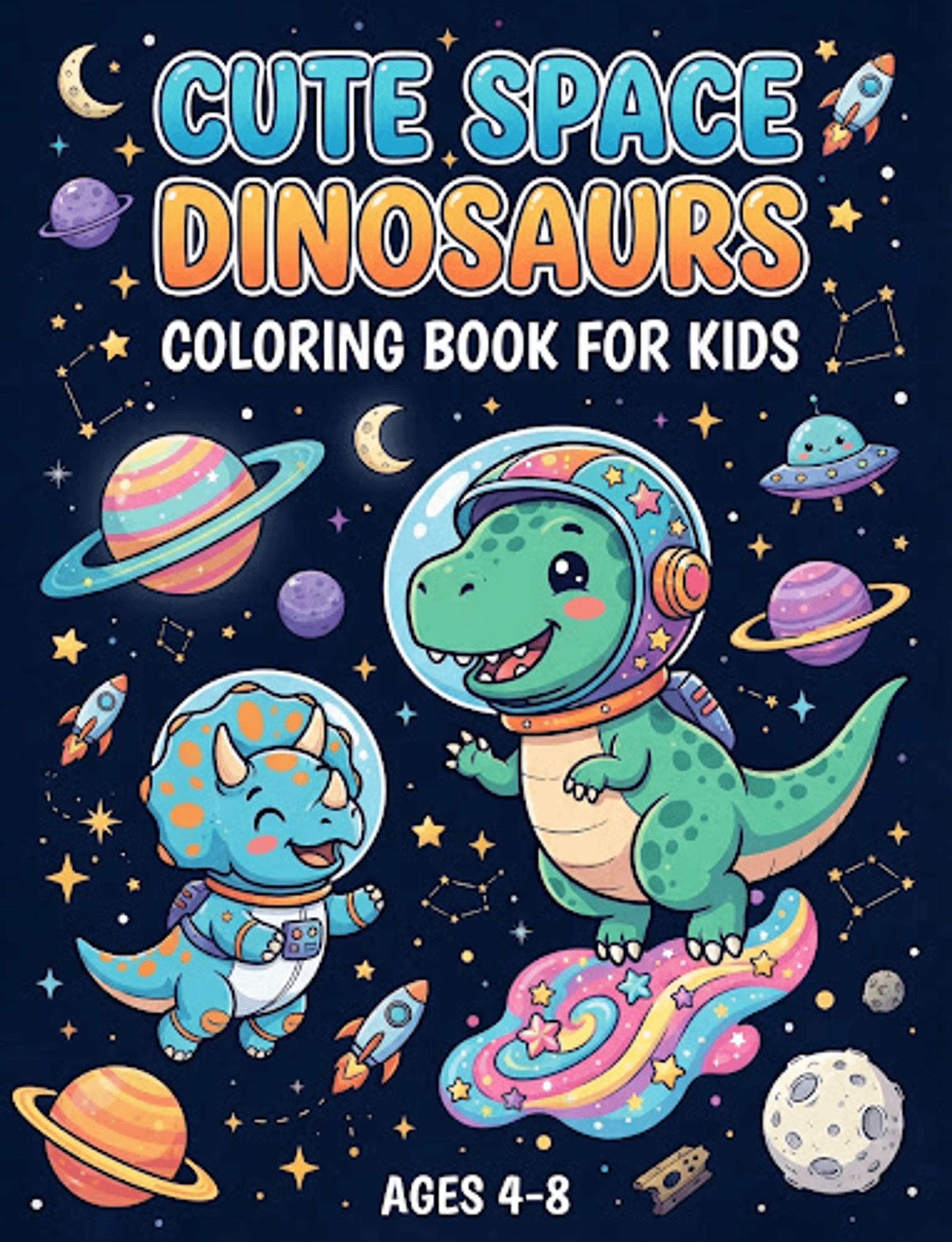 Cute Space Dinosaurs